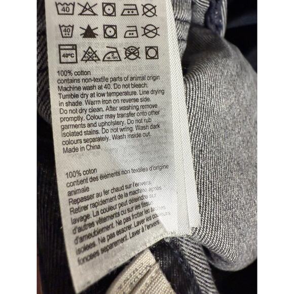 All Saints Men’s Switch Washed Gray Denim Jean Shorts Size 30 - Picture 11 of 11